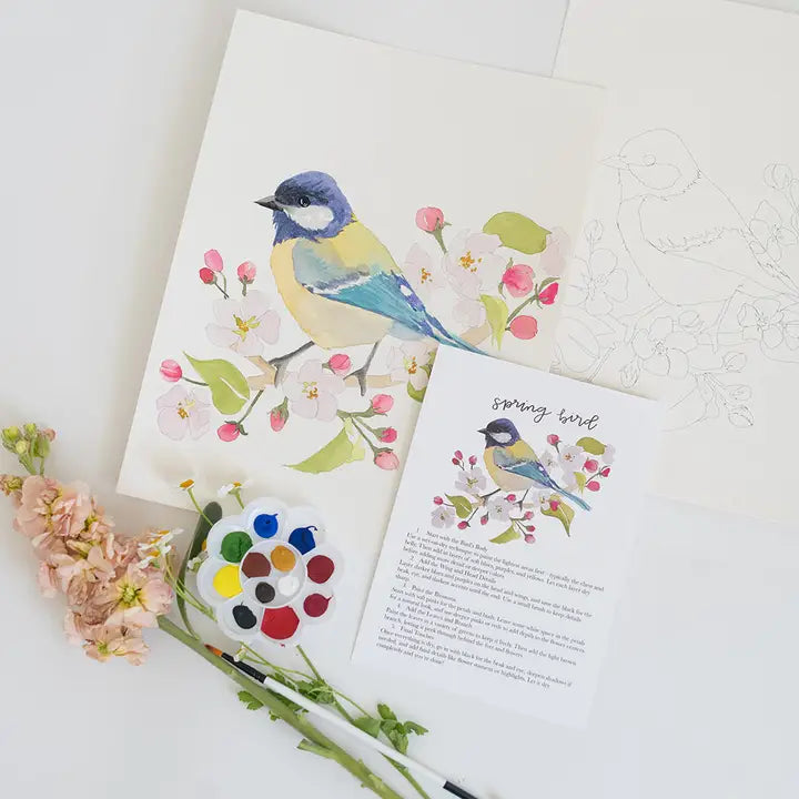 Spring Bird - Watercolor Kit