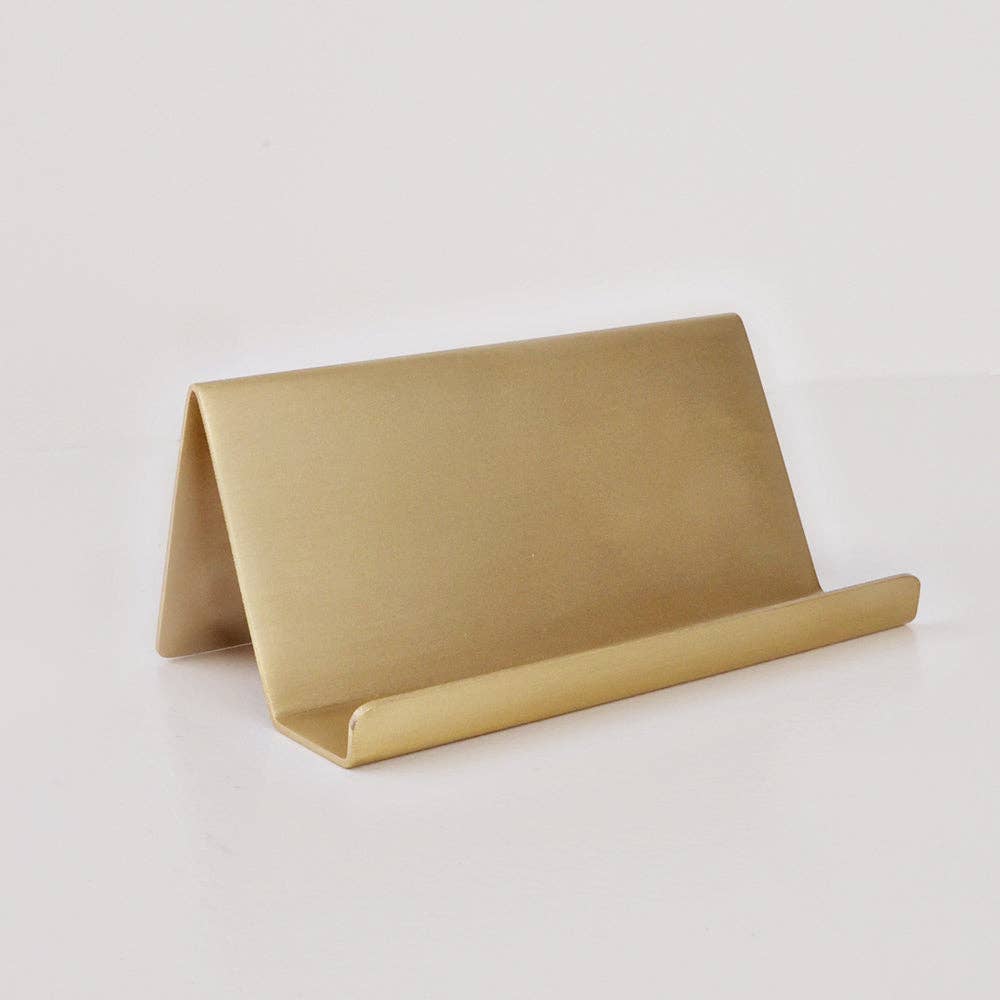 Brass Card Holder by emily lex