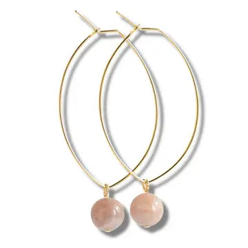 Lenny Gemstone Earrings, Multiple Colors