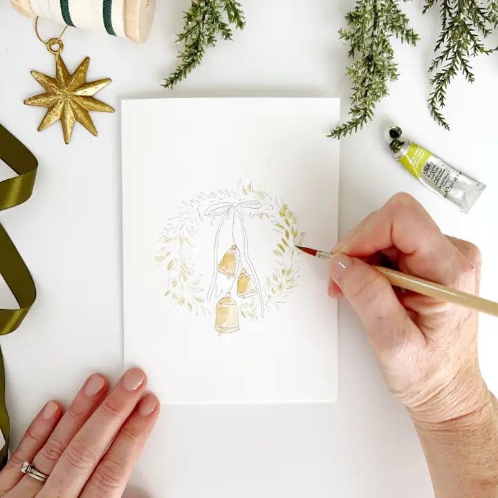 Wreaths Paintable Notecards By Emily Lex