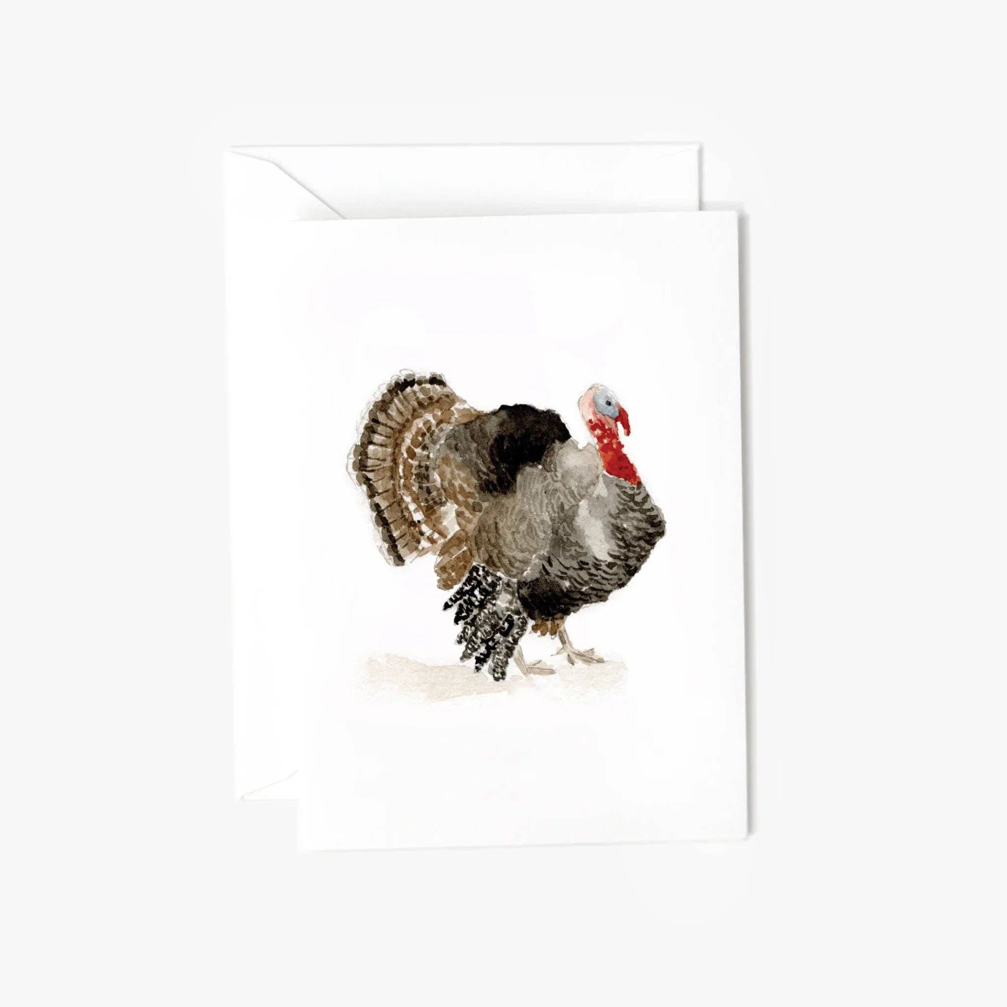 Turkey thanksgiving mini enclosure notecard