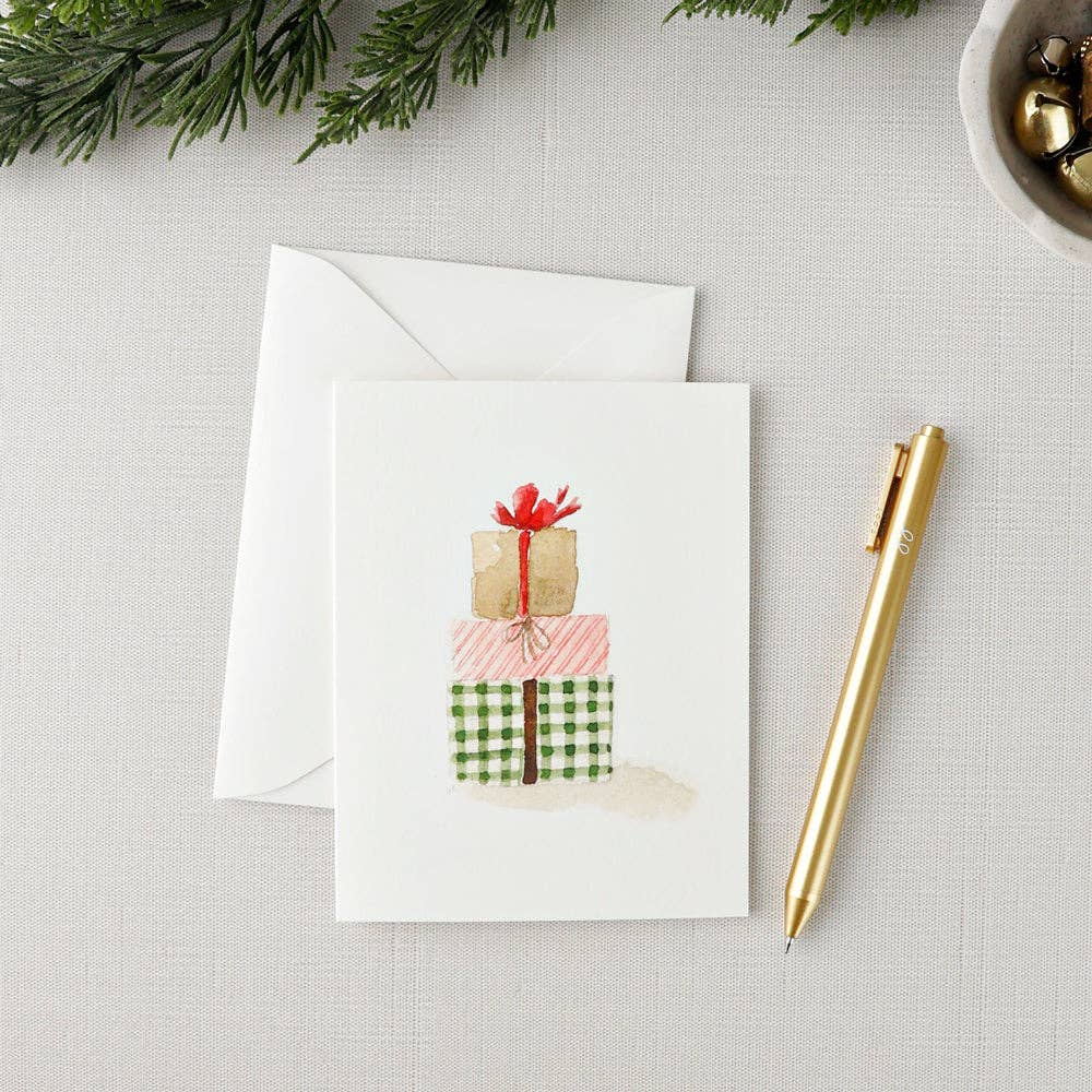 Classic Christmas Notecard Set by emily lex