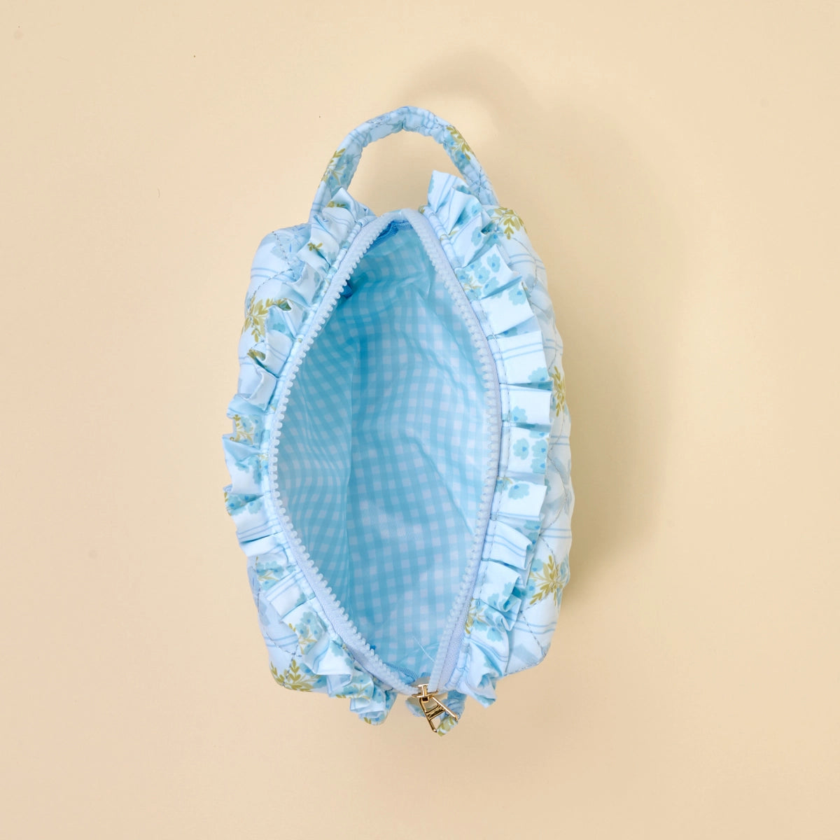 Essentials Quilted Cosmetic Pouch–Oh So Fancy Blue