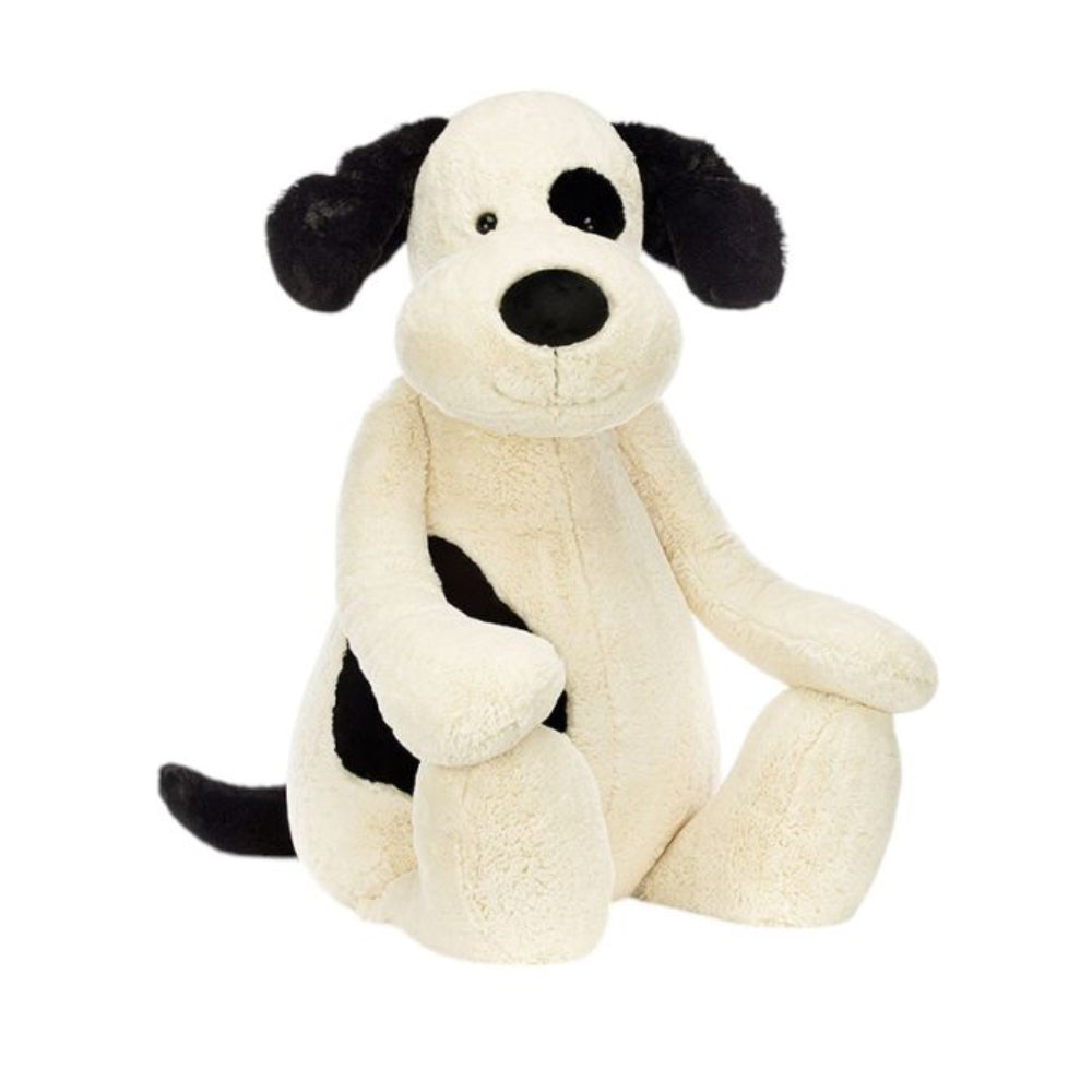 Jellycat Bashful Black & Cream Puppy Gigantic
