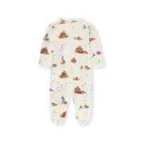 Sandcastle Organic Cotton Zipper Footed Romper 0-3M