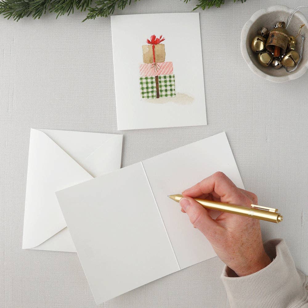 Classic Christmas Notecard Set by emily lex