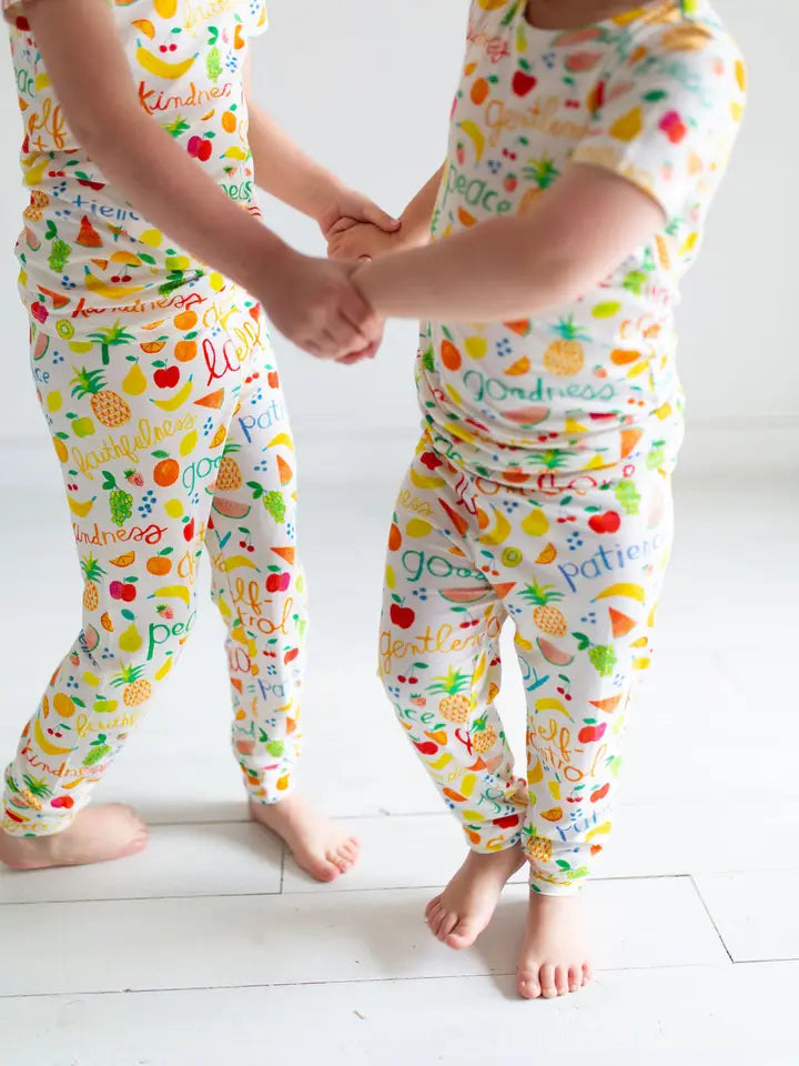 Fruit of the Spirit Pj Short Sleeve & Pants Set Bamboo