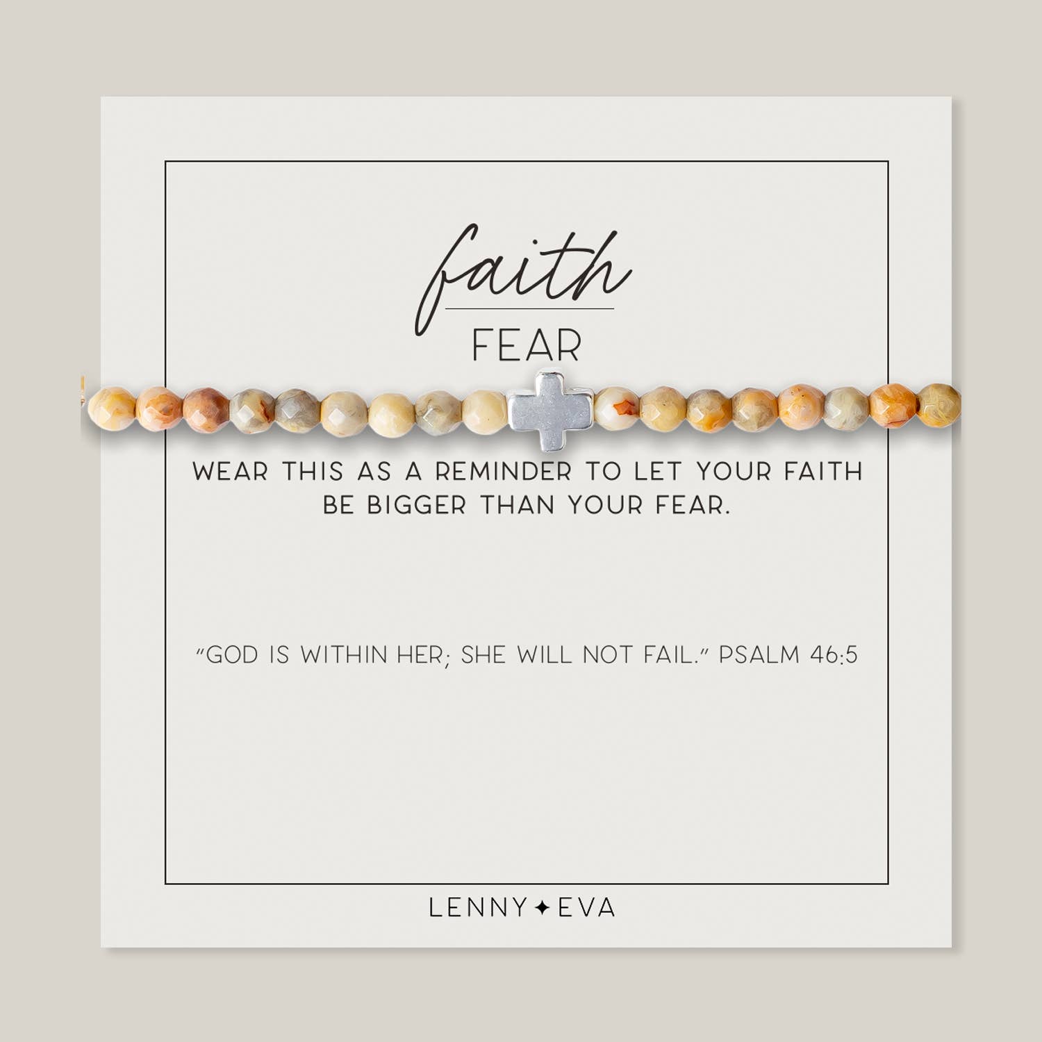 Faith Over Fear Bracelet