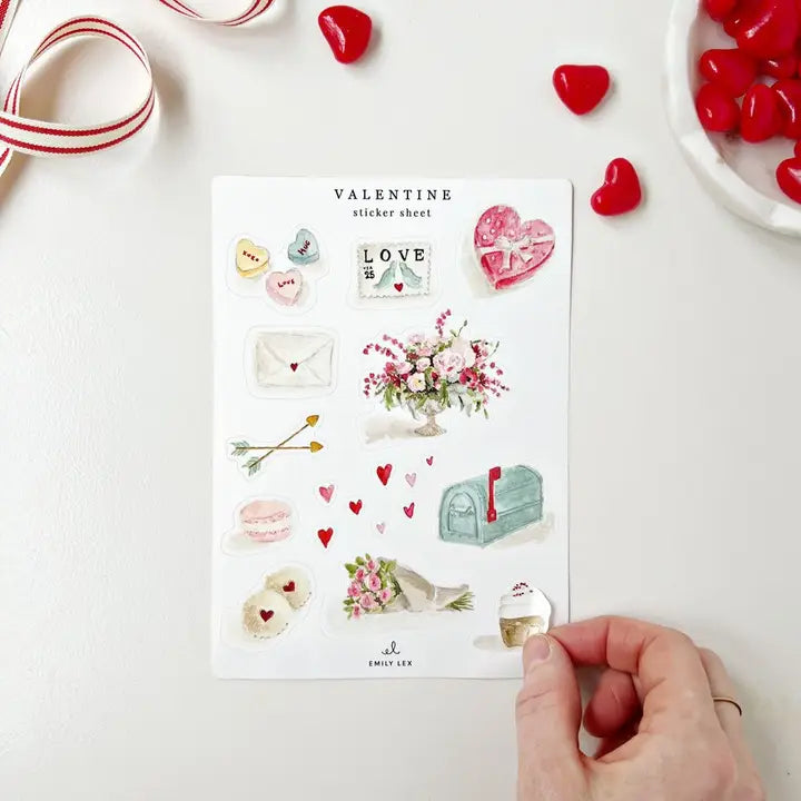 Valentine Sticker Sheets