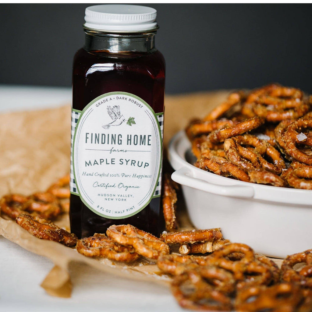 100% Pure Organic Maple Syrup - 8 oz Farmhouse Bottle