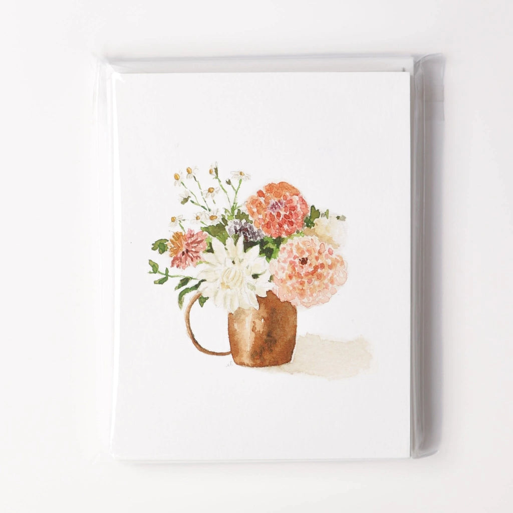 Dahlia Bouquet Notecard