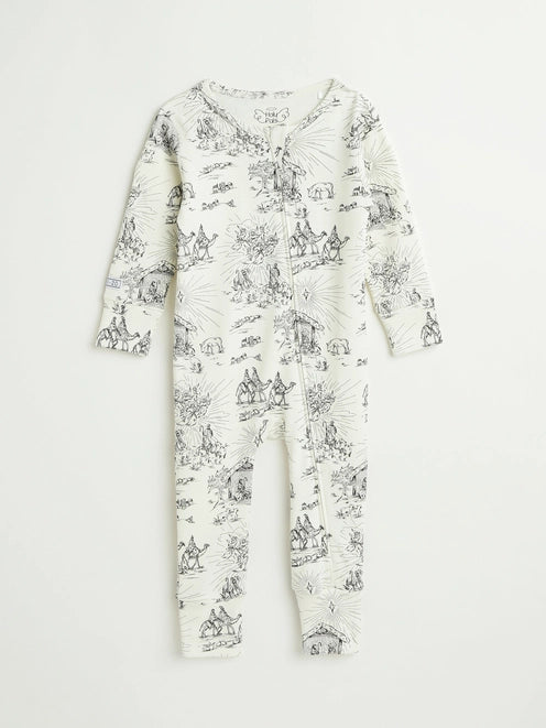 Bethlehem Footless Onesie Pj Cotton 3-6 Months