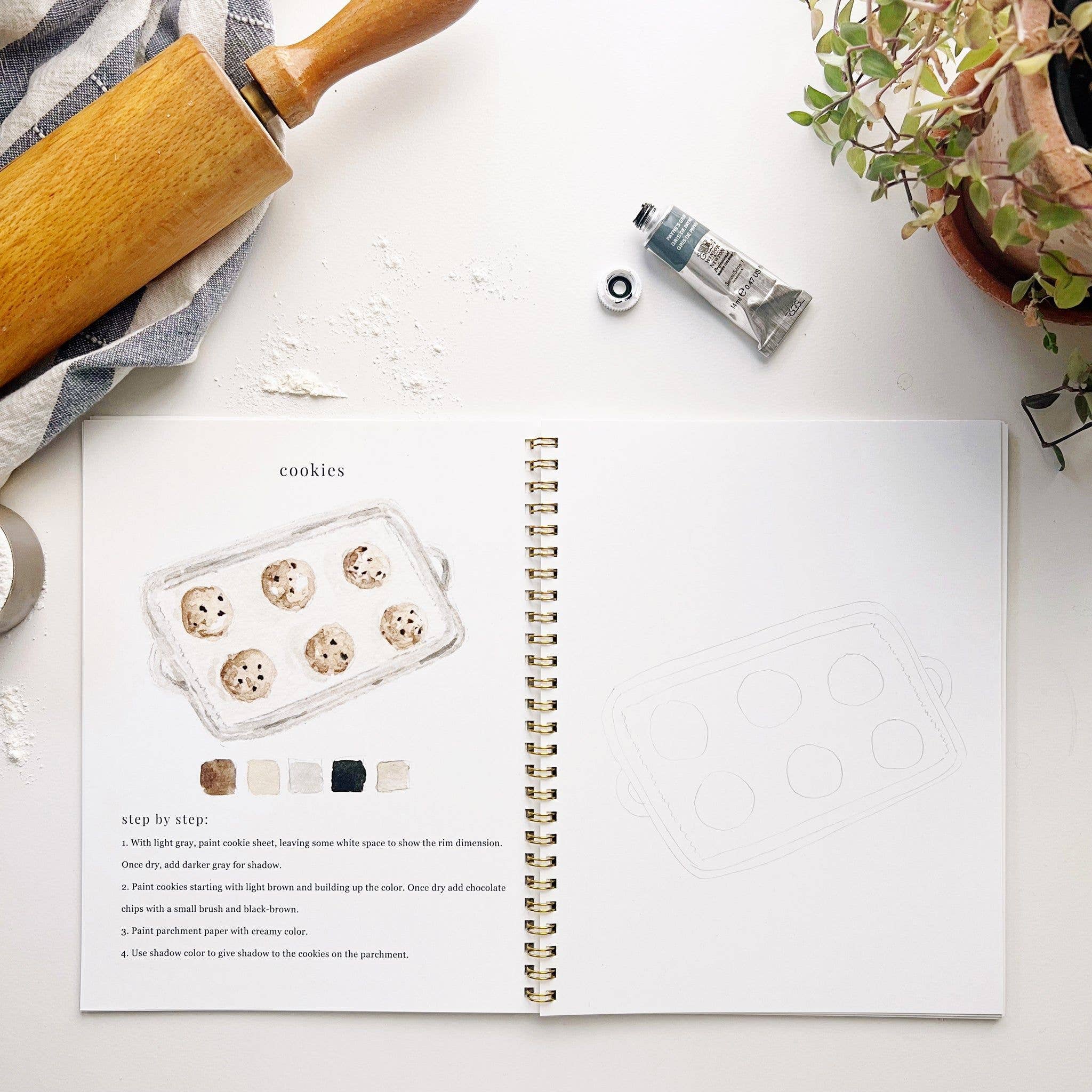 Baking Watercolor Workbook by Emily Lex