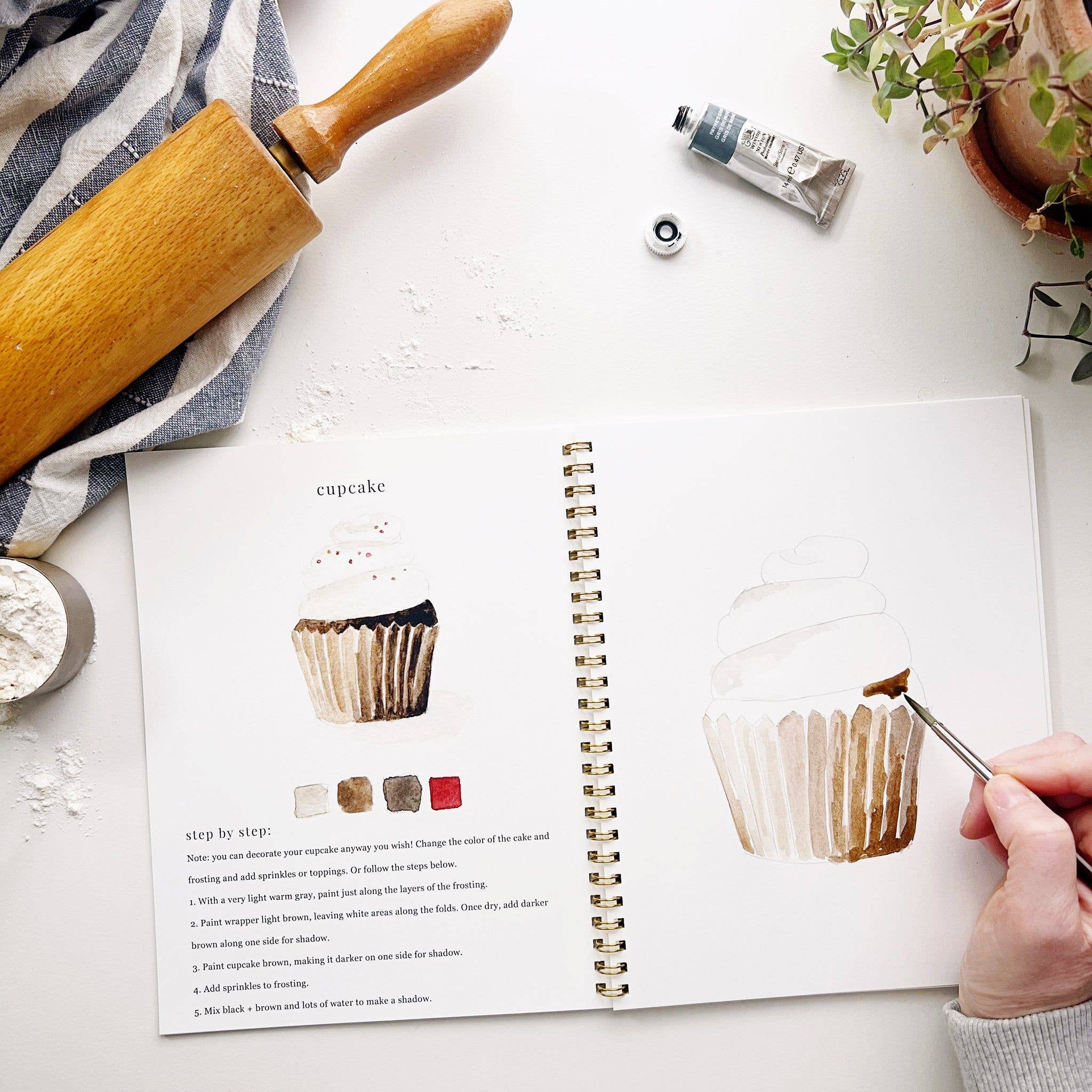 Baking Watercolor Workbook by Emily Lex