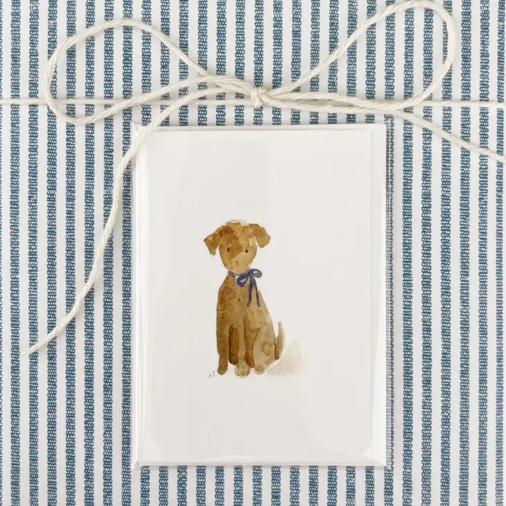 Dog Mini Notecard by emily lex
