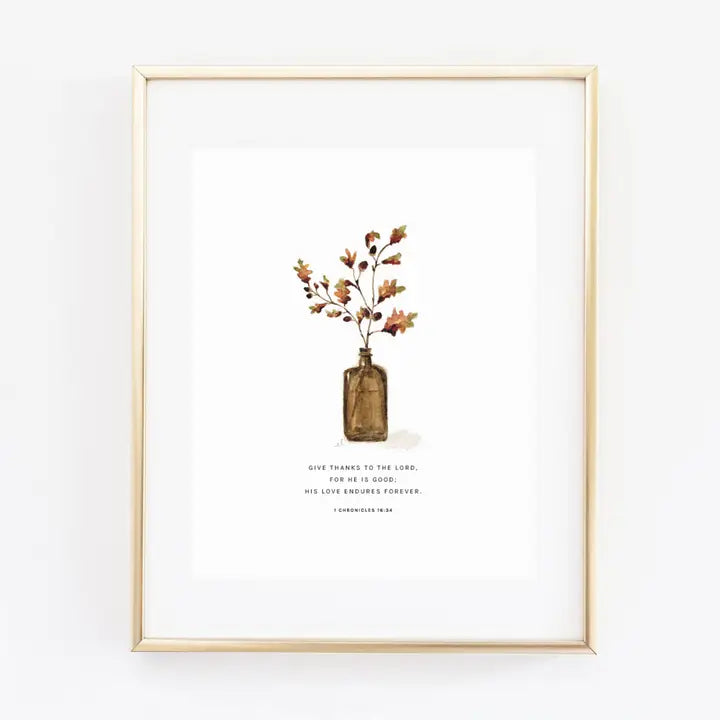 Fall Scripture Prints by Emily Lex
