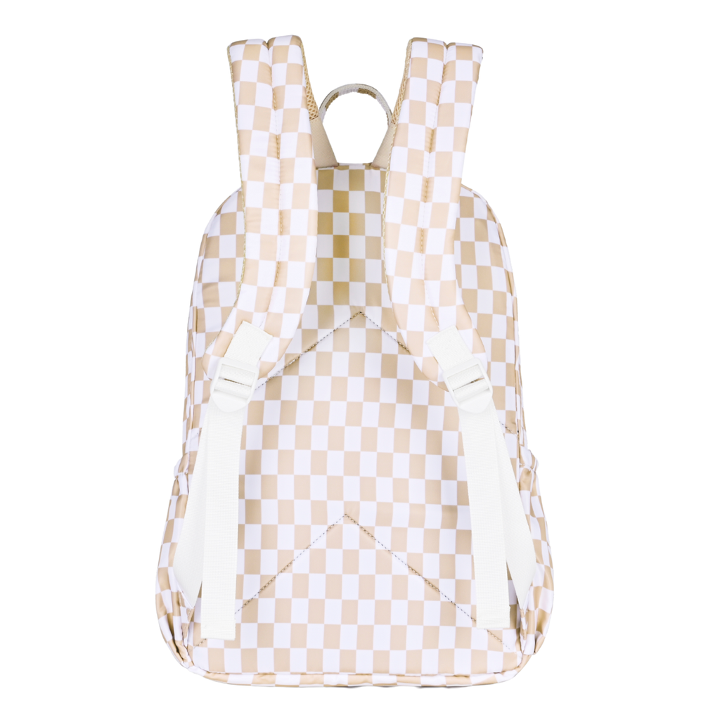 Caramel Check Junior Kindy/School Backpack