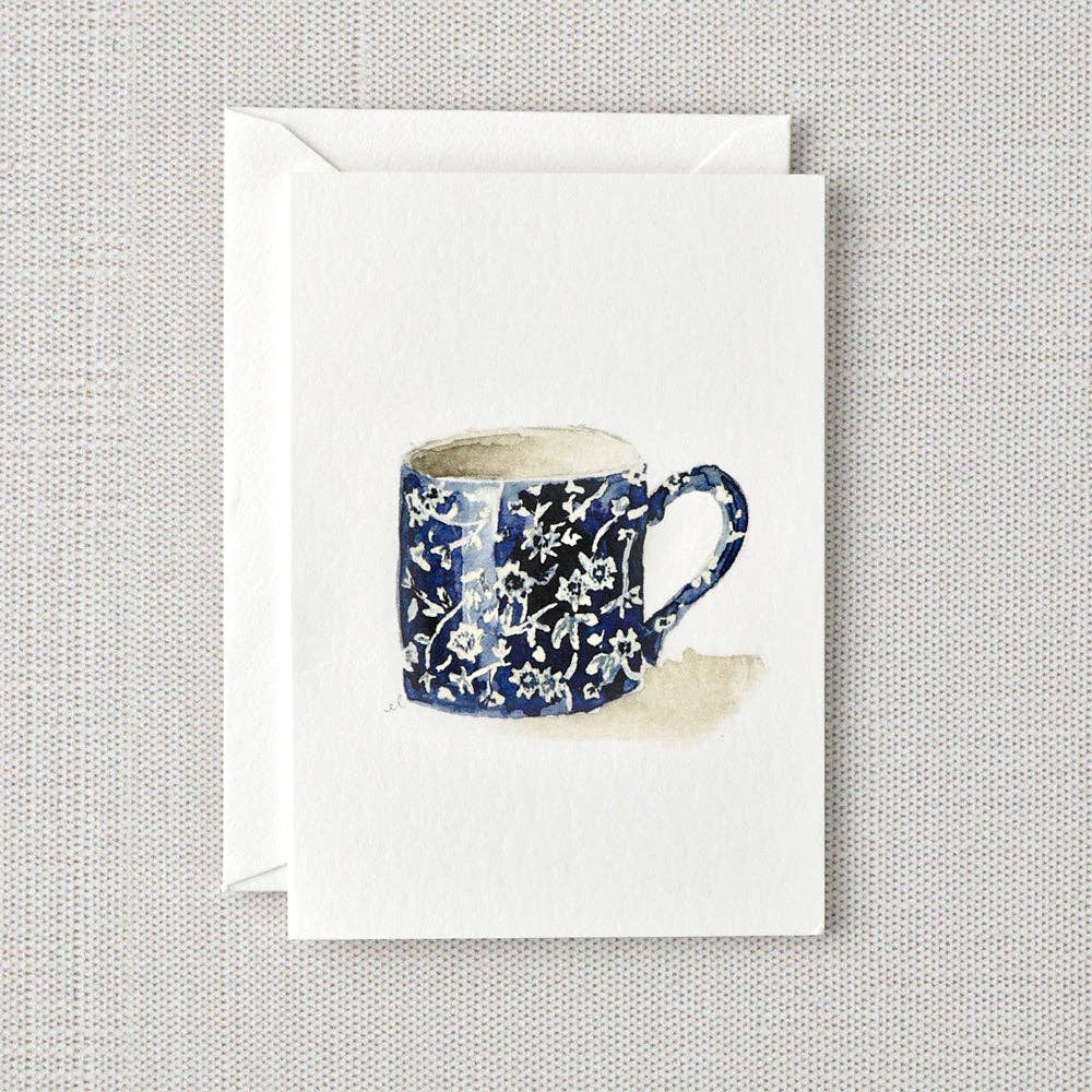 Calico Mug Mini notecard by emily lex