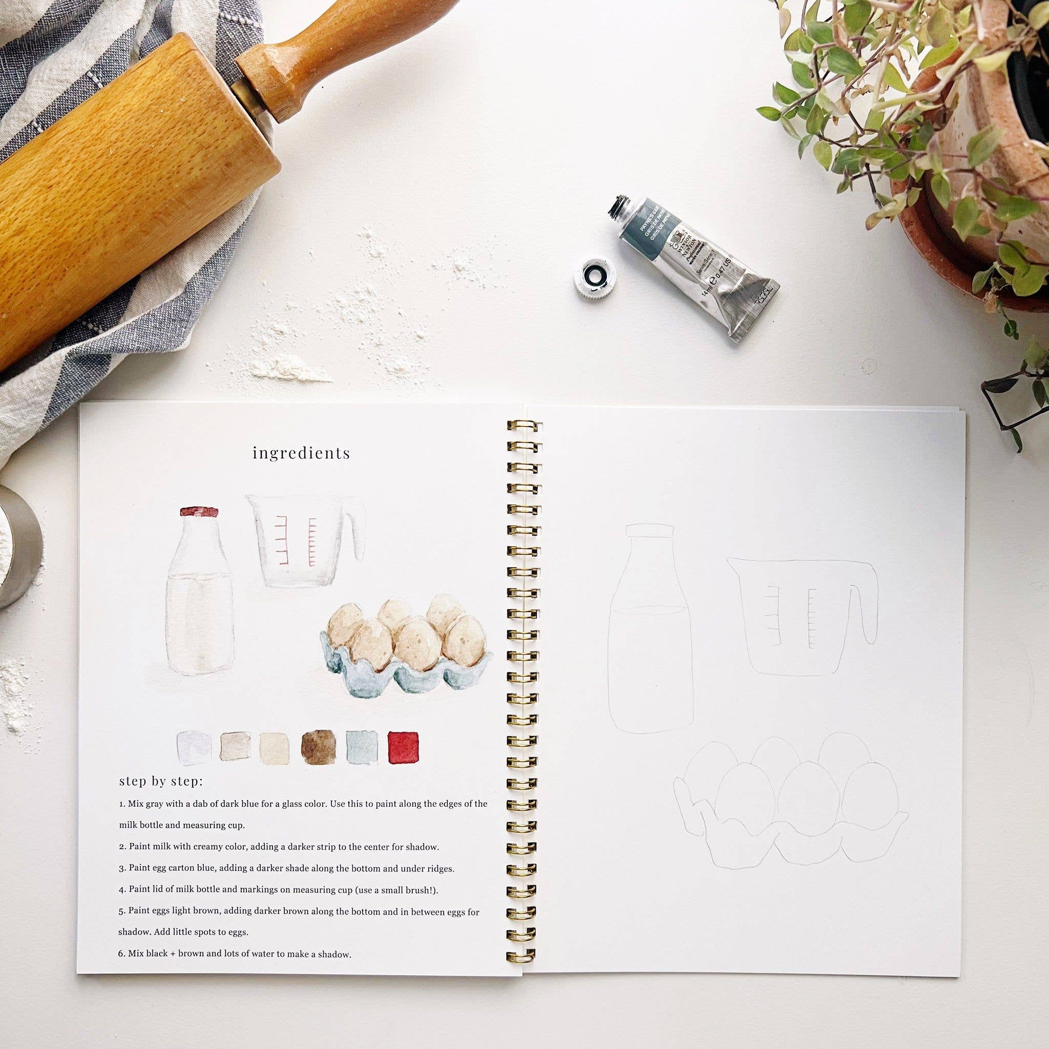 Baking Watercolor Workbook by Emily Lex
