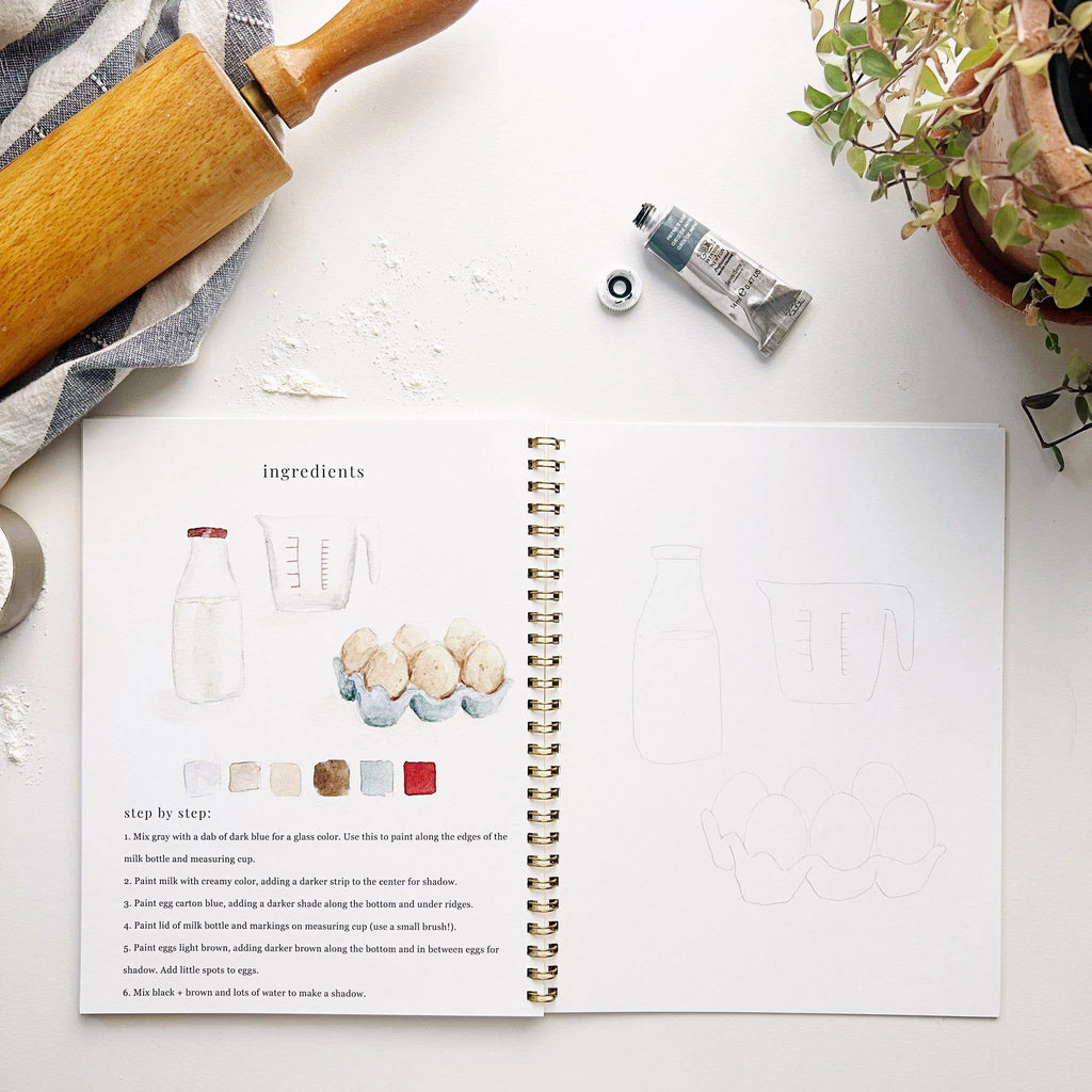 Baking Watercolor Workbook by emily lex