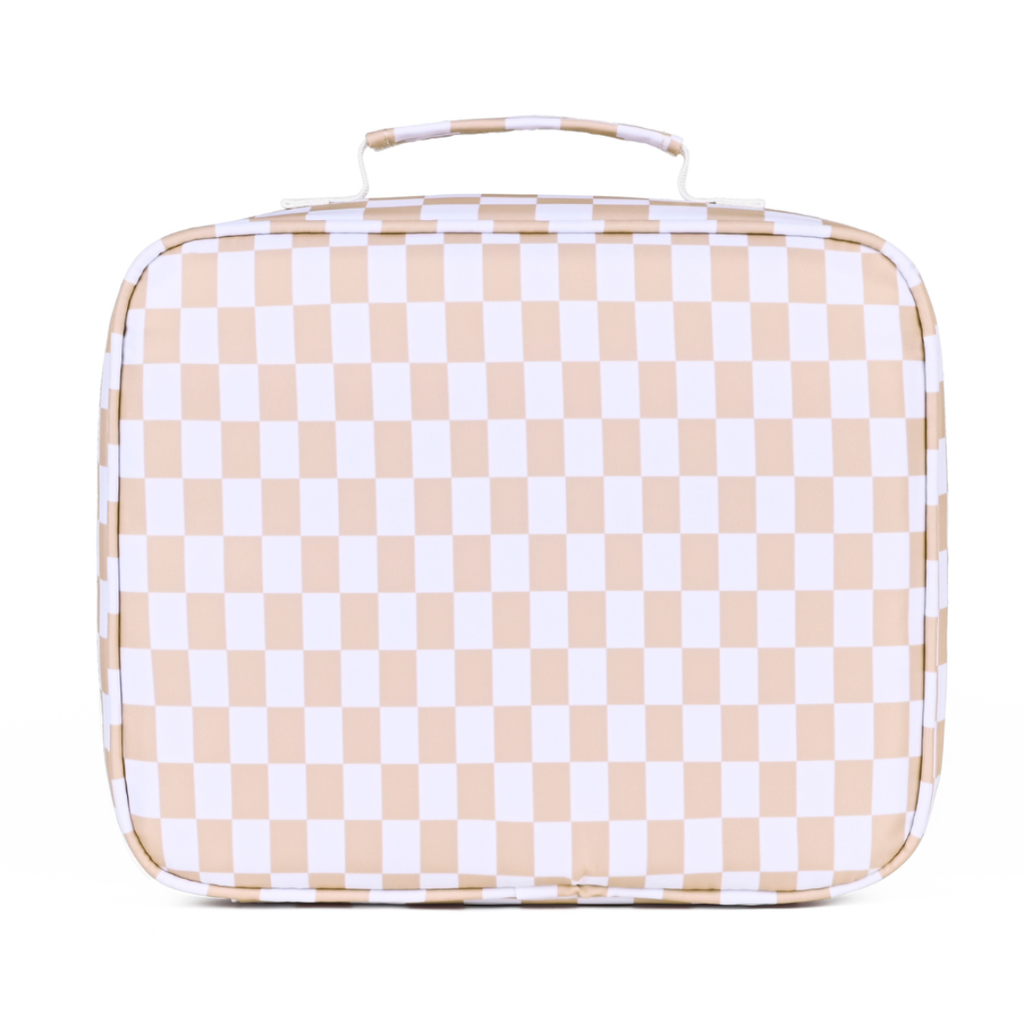 Caramel Check Junior Insulated Lunch Bag