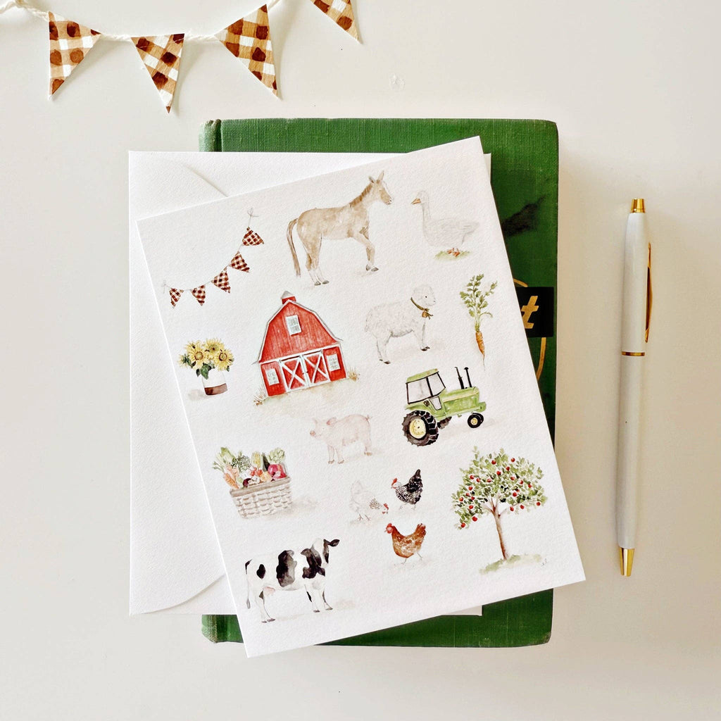 Farm Notecard Set