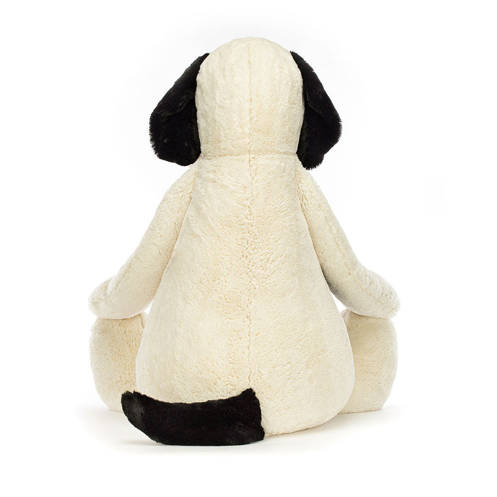 Giant Bashful Black & Cream Puppy