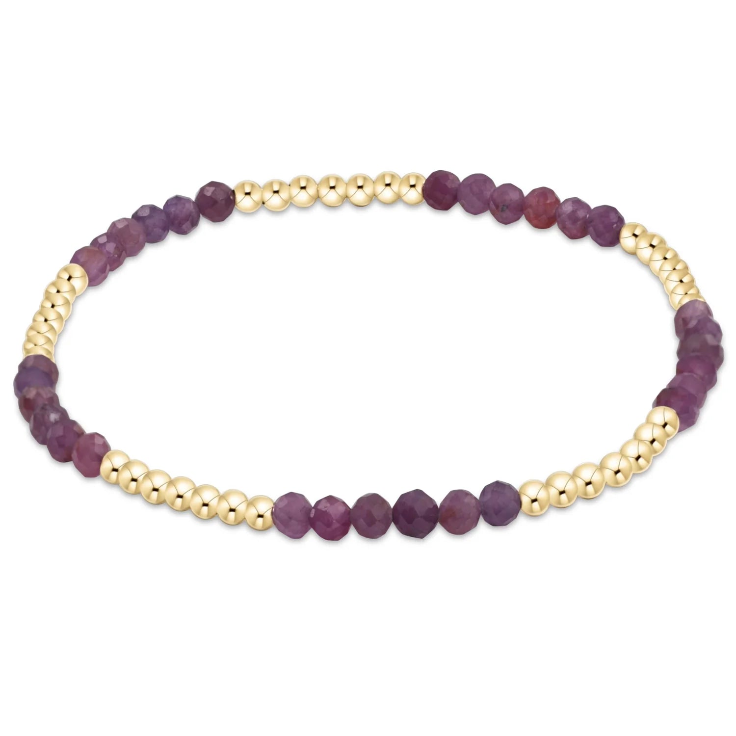 Enewton Blissful Pattern 2.5mm Bead Gemstone Bracelet