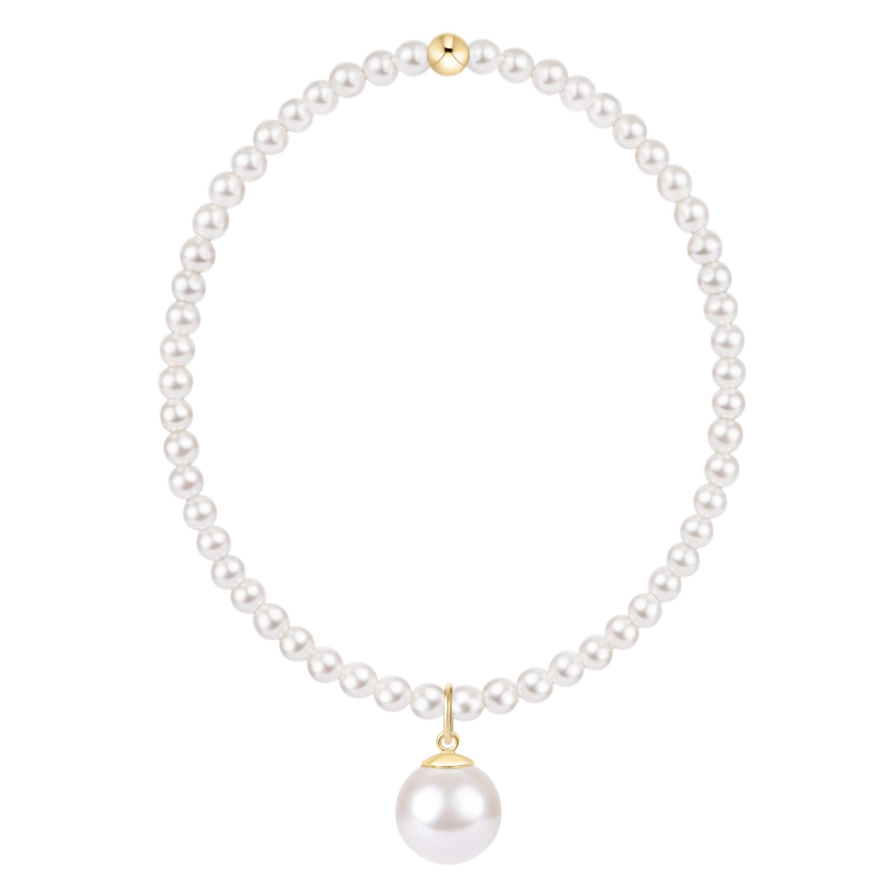 Enewton- Classic Pearl 3mm Bracelet - Classic Pearl 10mm Charm