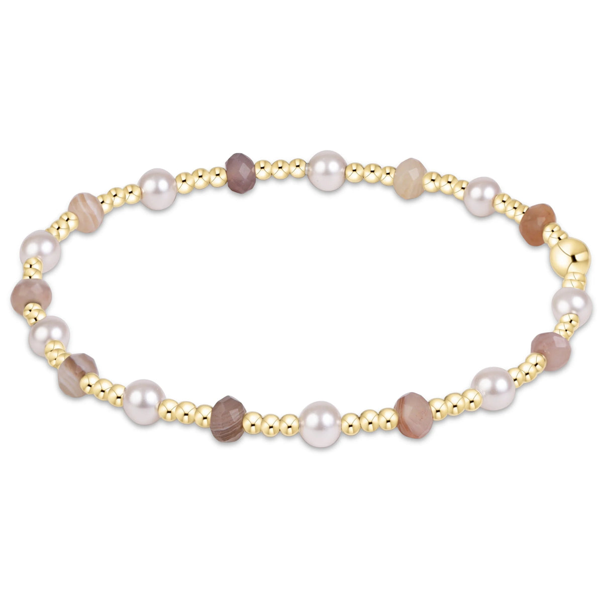 Enewton Sincerity Gemstone & Pearl 4mm bracelet