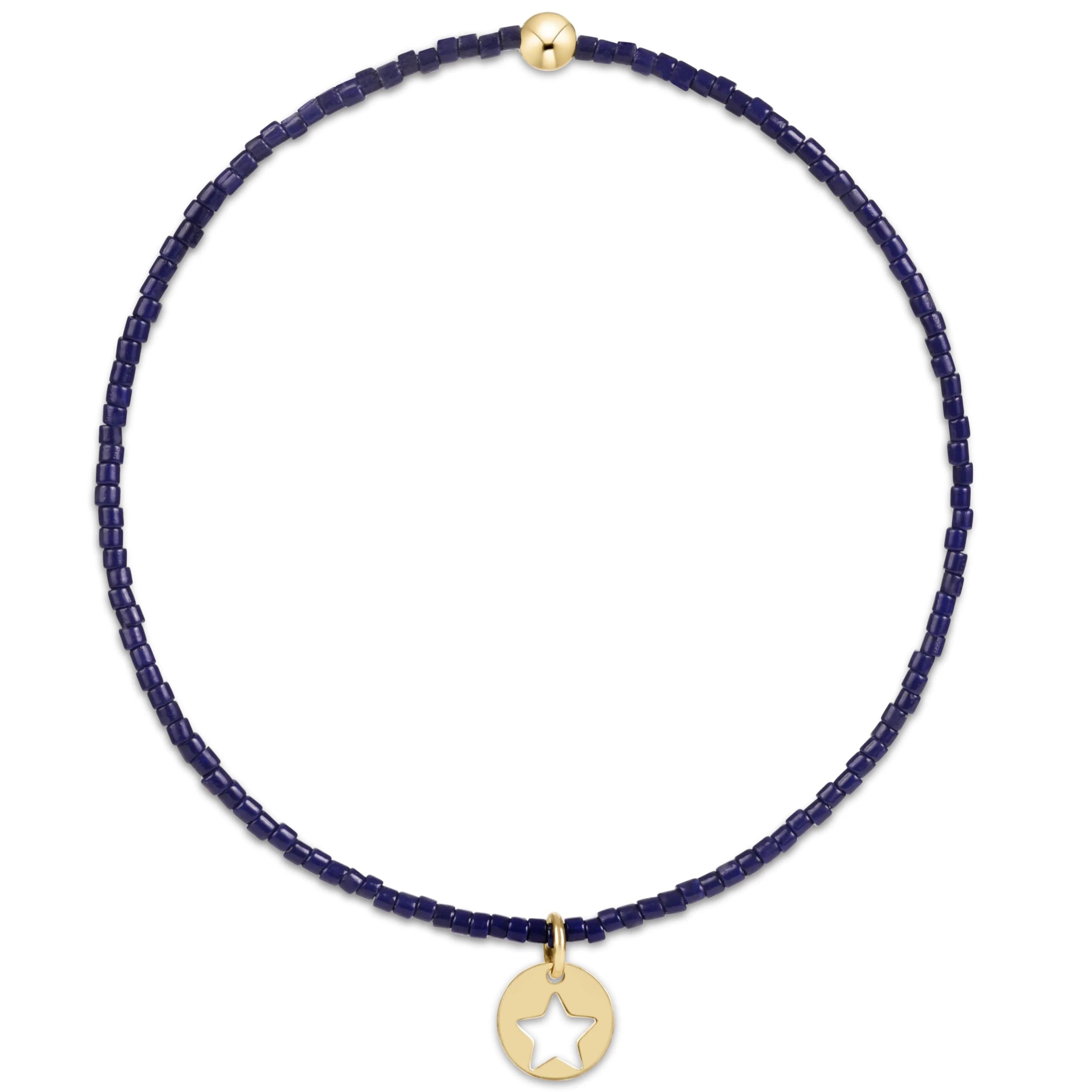 Enewton - Hope Classic Bracelet - Navy - Star Small Gold Disc