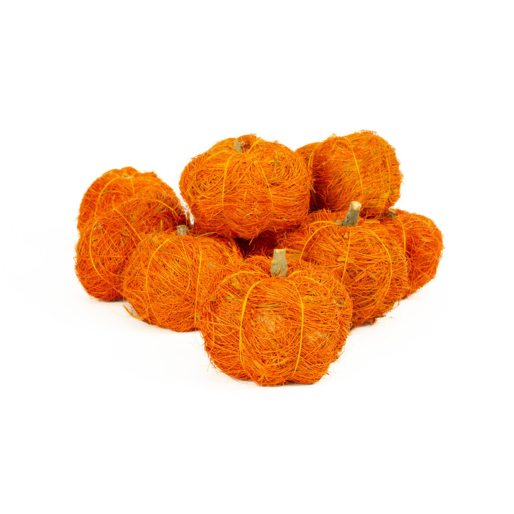 COCO FIBER PUMPKINS ORANGE