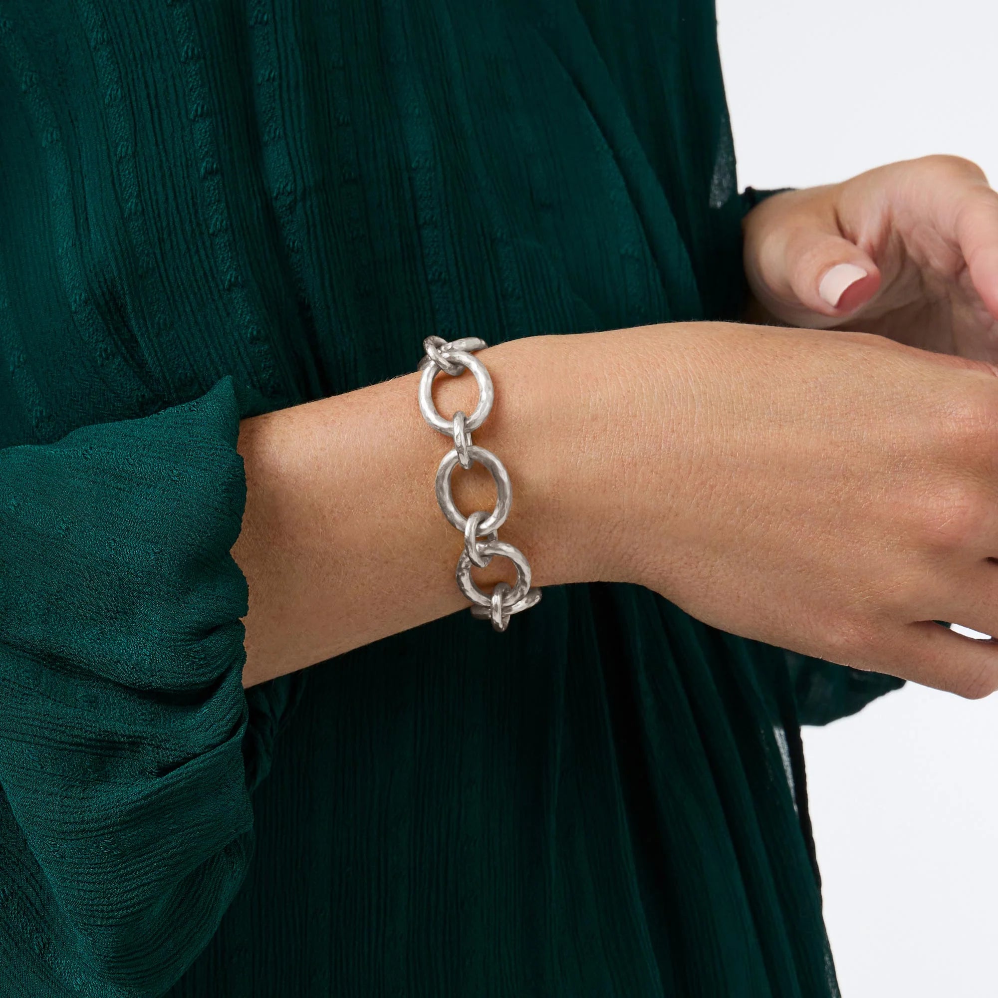 Catalina Demi Link Bracelet- Silver