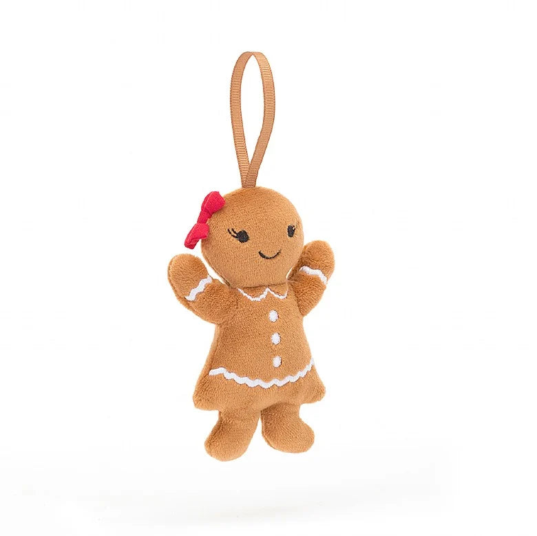 Festive Folly Gingerbread, Fred and Ruby - Jellycat