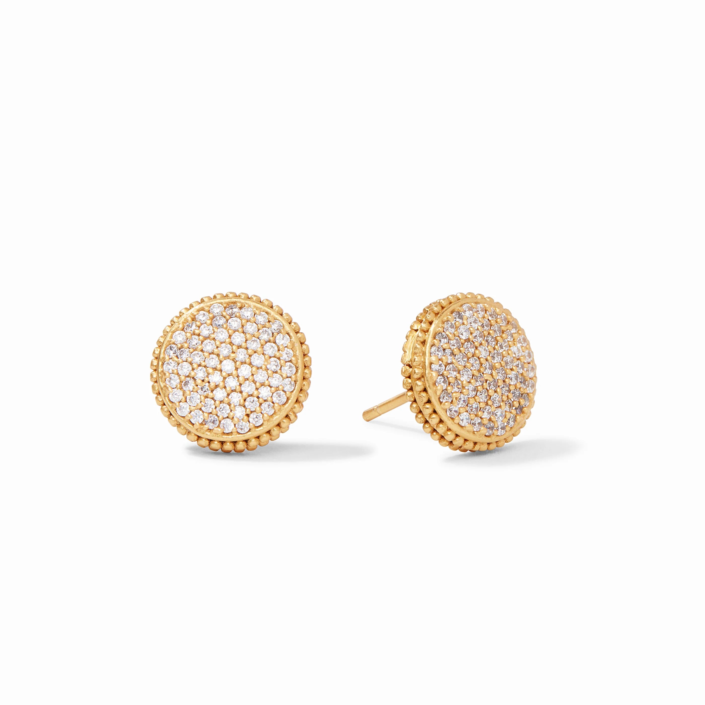 Julie Vos - Fleur-de-Lis Pave Stud