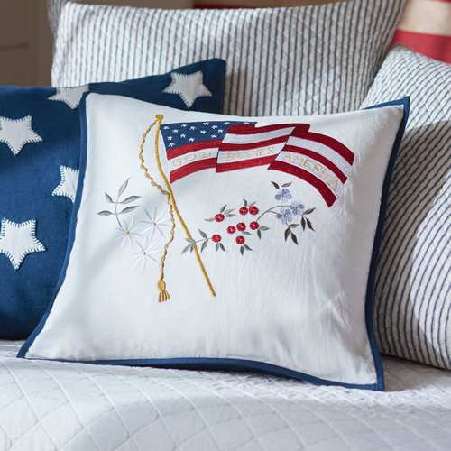 God Bless America Pillow