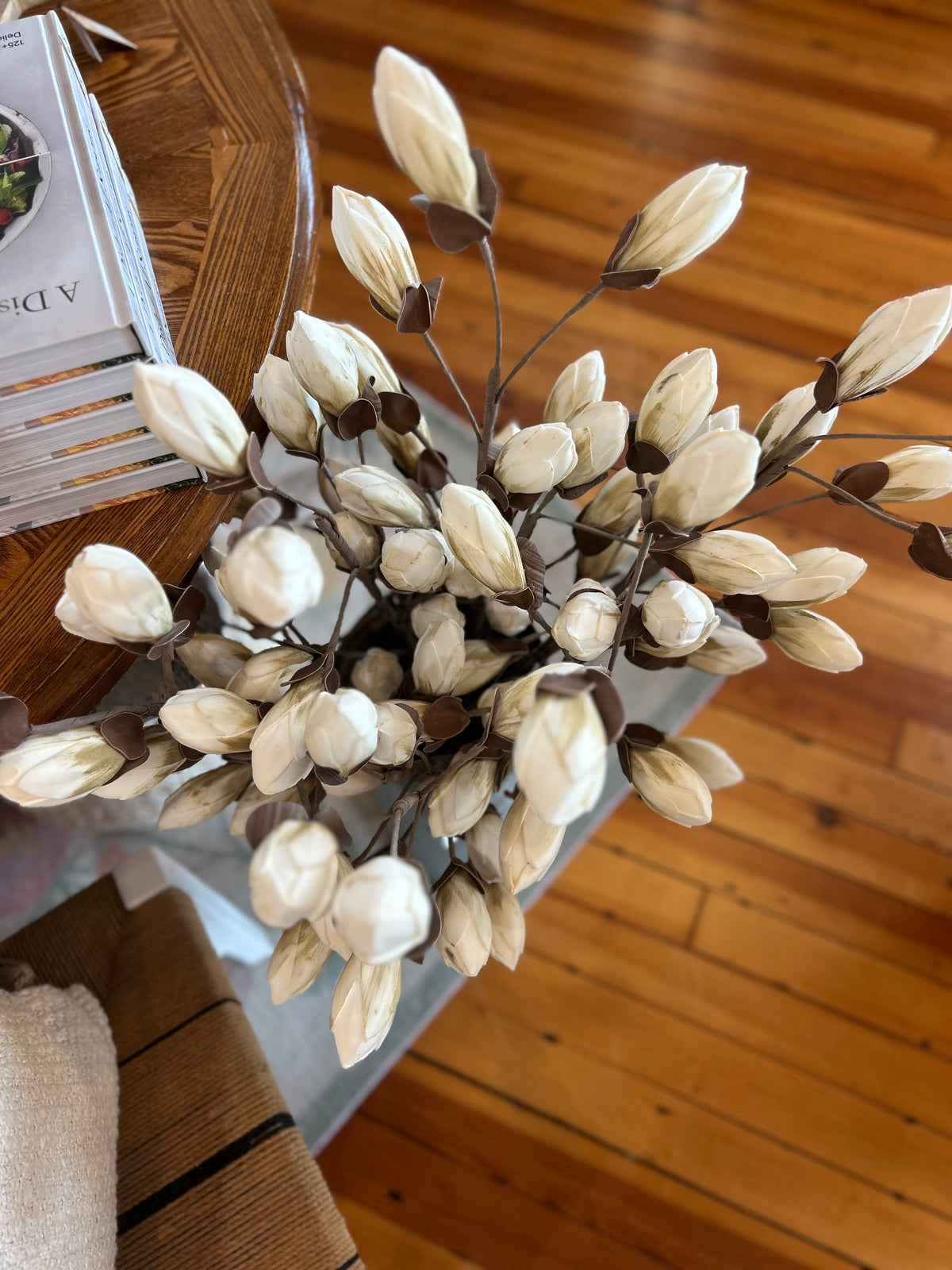38' T, White Petal Branches Botanica #2716