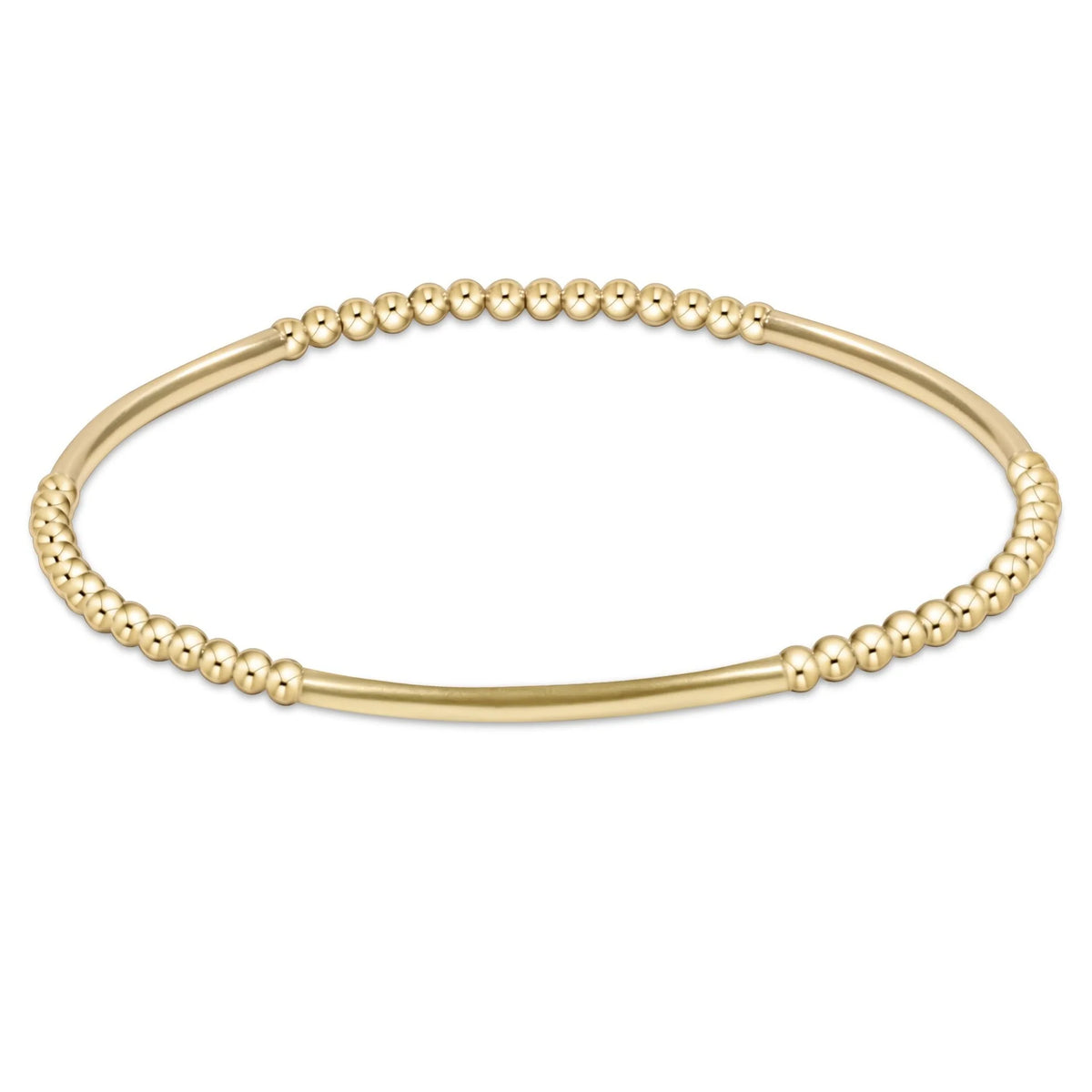 Bliss Bar Pattern Gold 2.5mm Bracelet