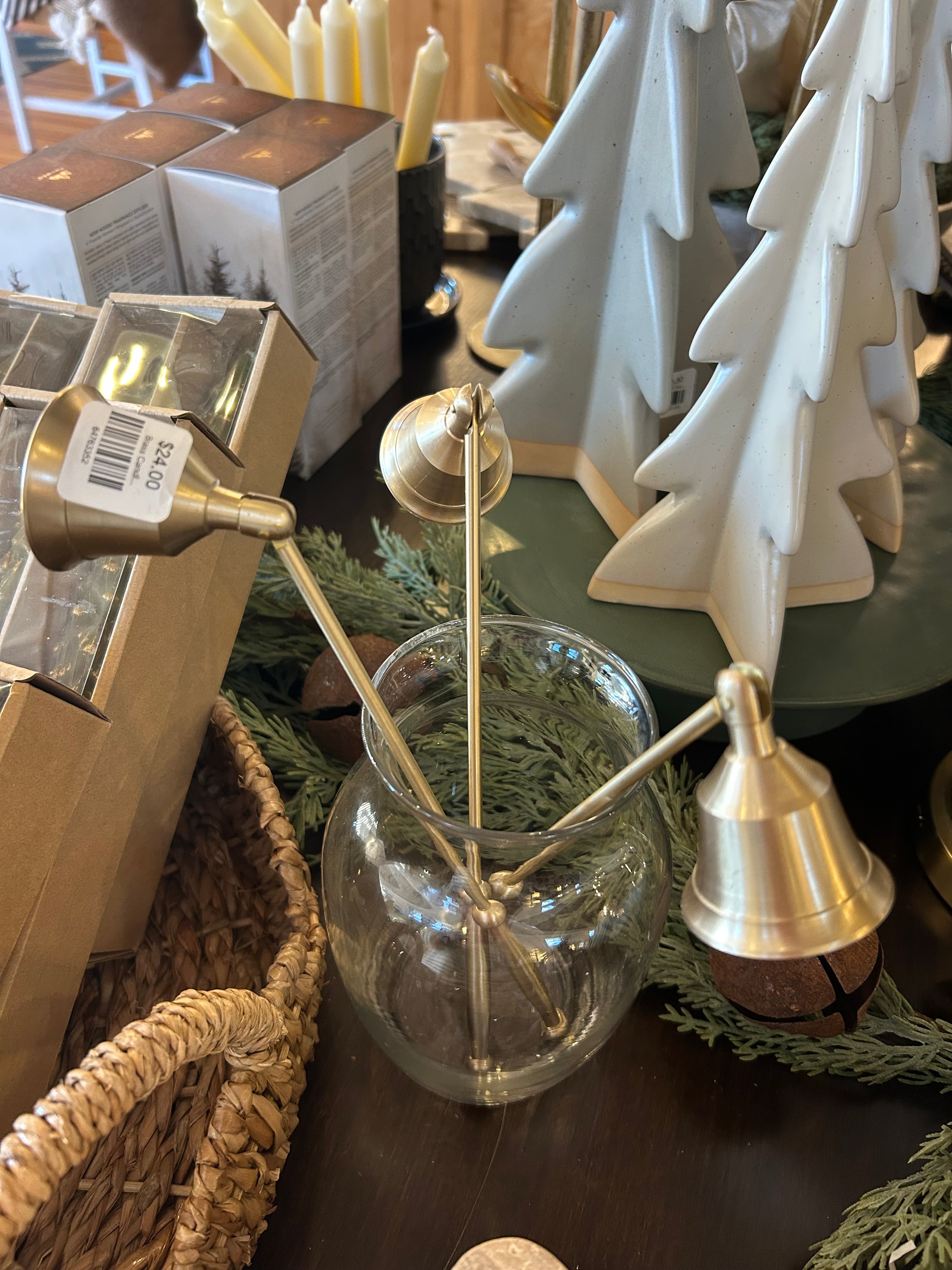 Brass Candle Snuffer