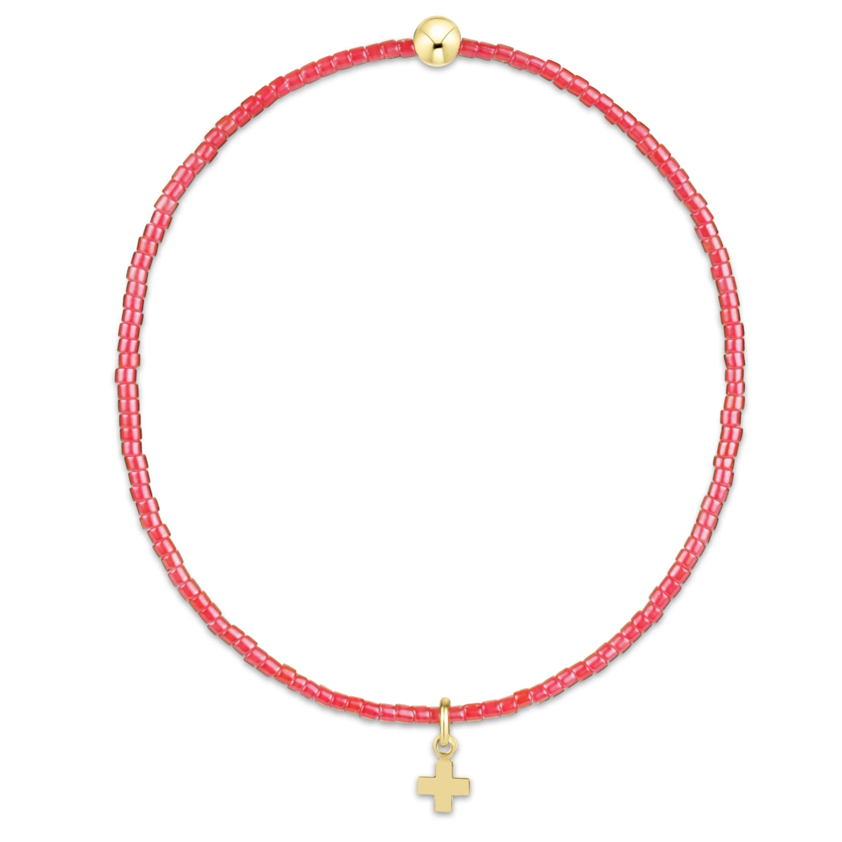 Enewton - Hope Classic with Signature Cross Small Gold Charm in Sherbert