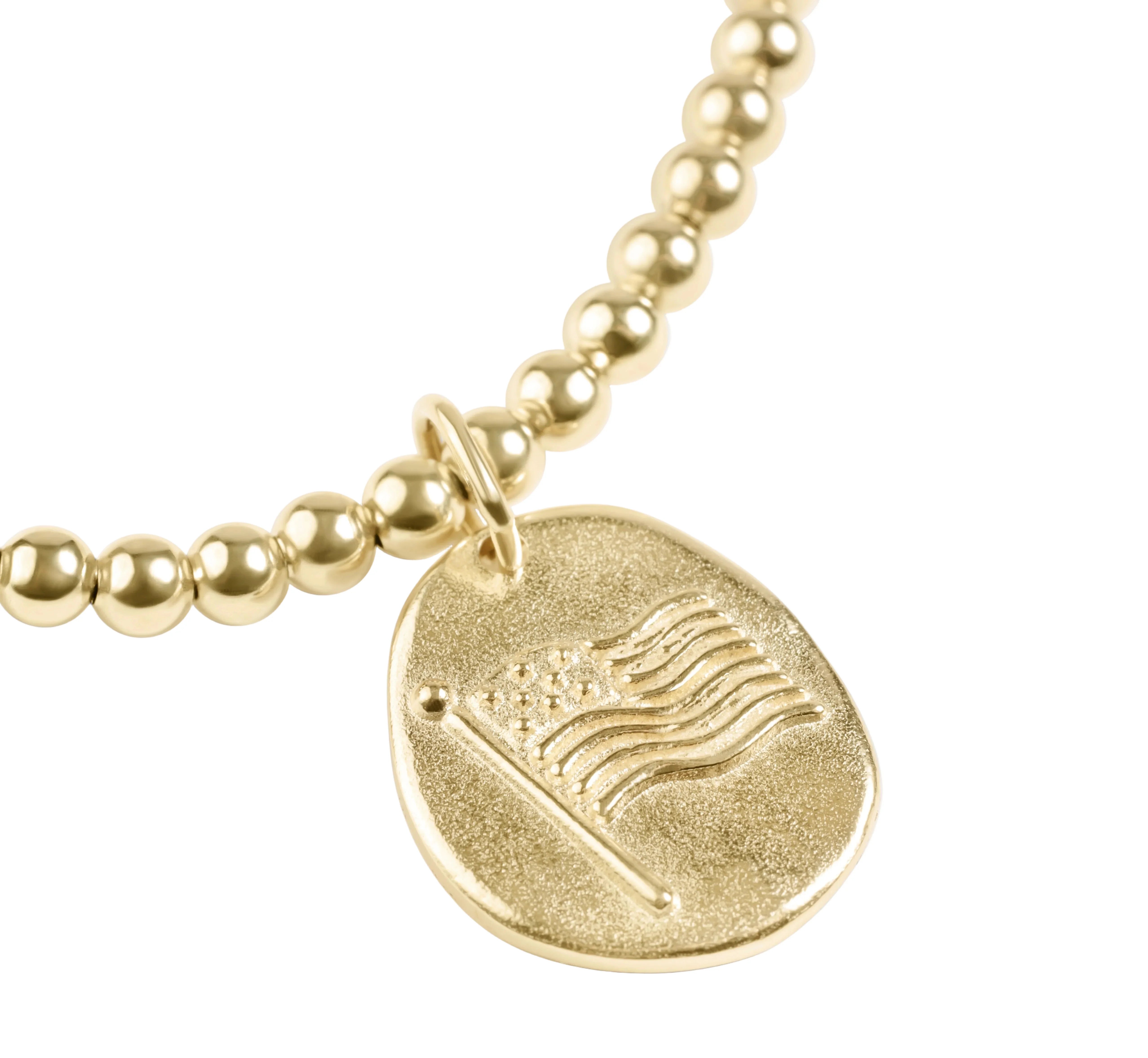 Enewton Extends - Classic Gold 3mm Bracelet - Inspire America Gold Disc