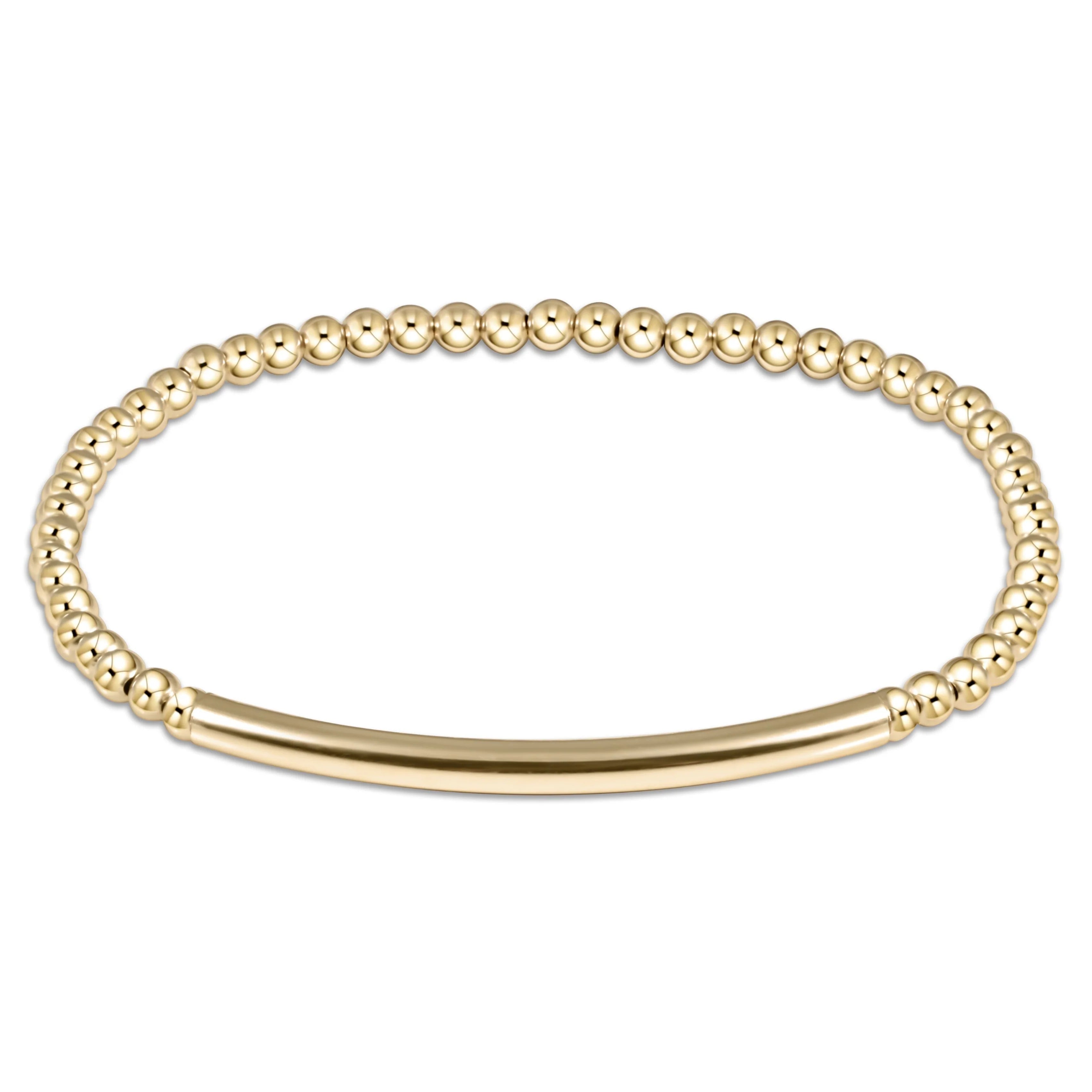 Enewton Extends Bliss Bar Smooth Gold 3mm Bracelet