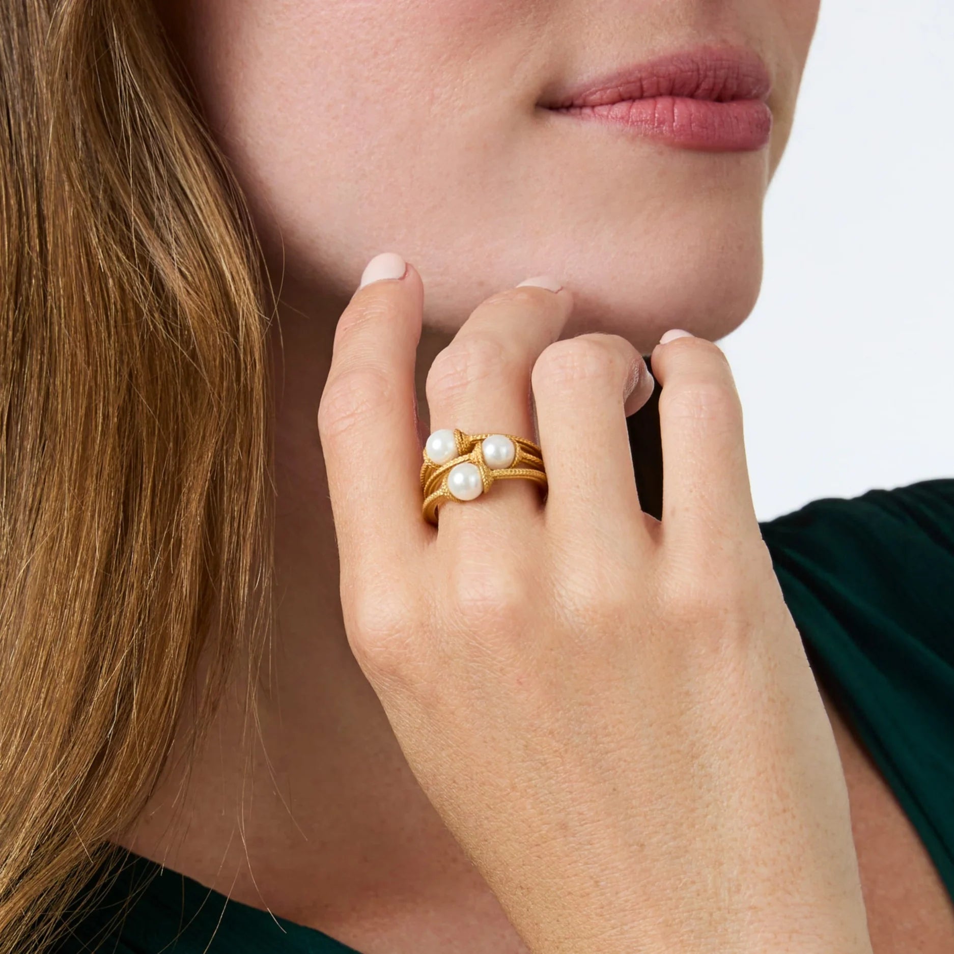 Calypso Trio Ring from Julie Vos