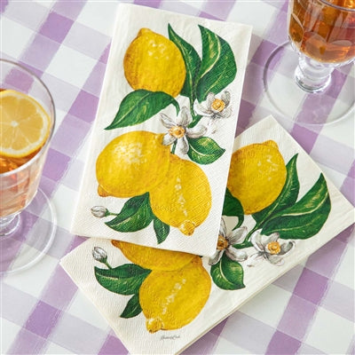 Lemons Guest Napkin - pack of 16