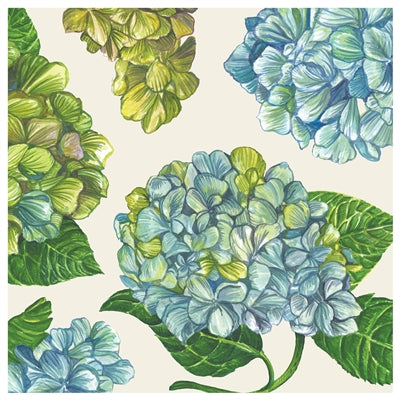 Hydrangea Cocktail Napkin - pack of 20
