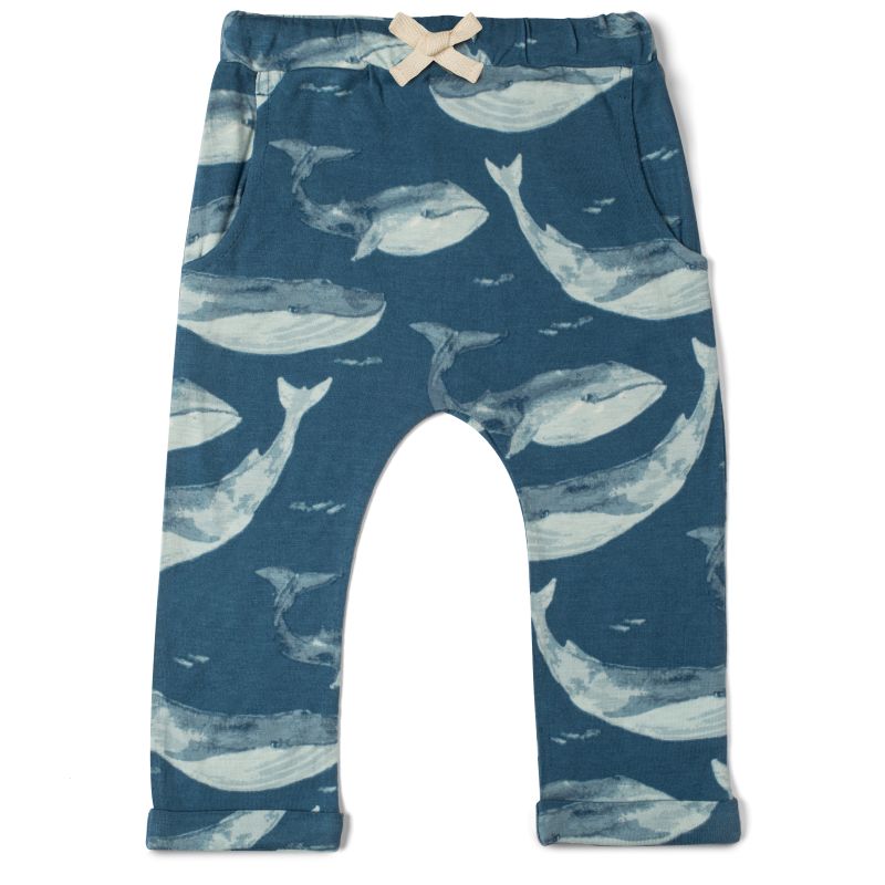 Bamboo Jogger Blue Whale 6-12M