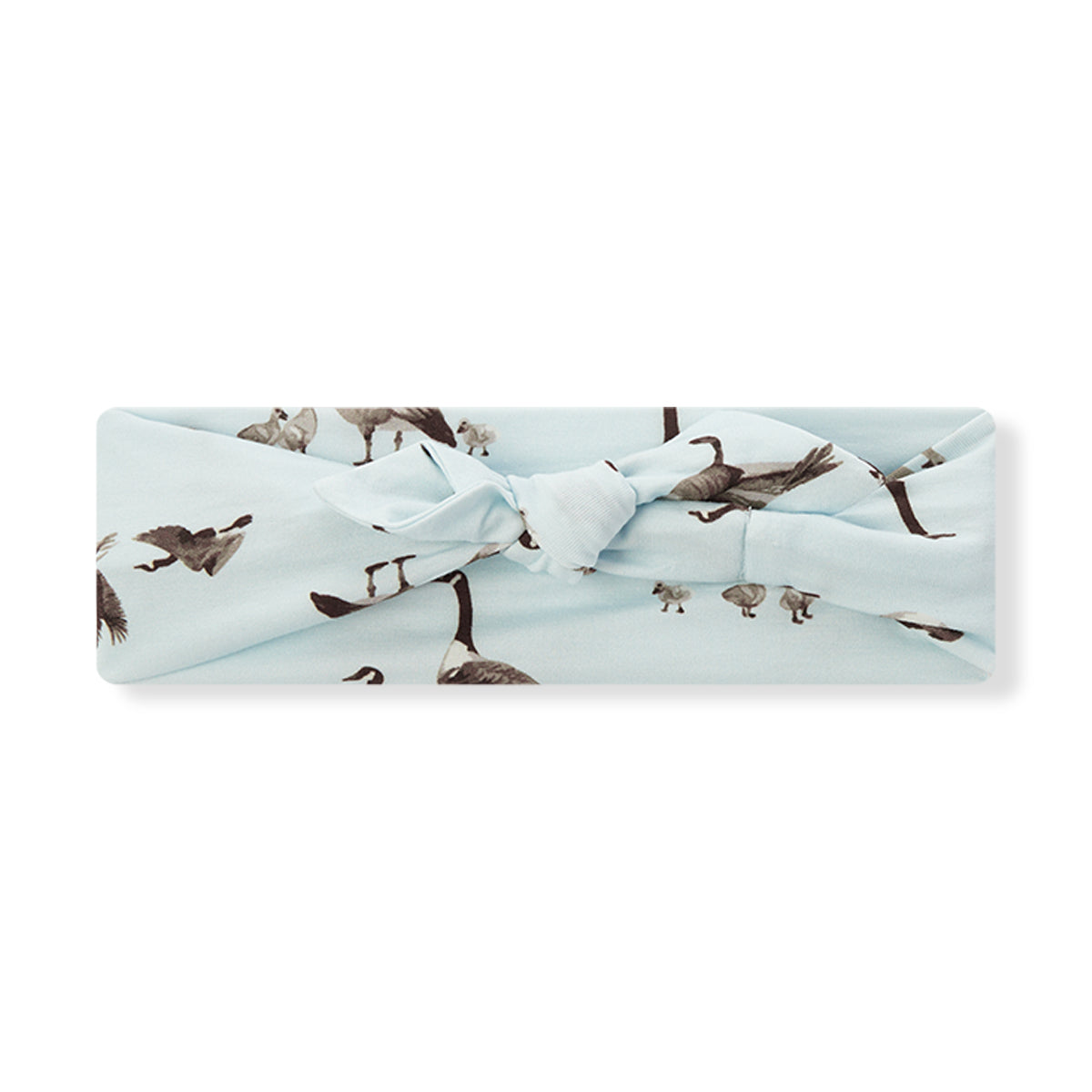 Luxe Stretch Knotted Headband Goose 0-6M