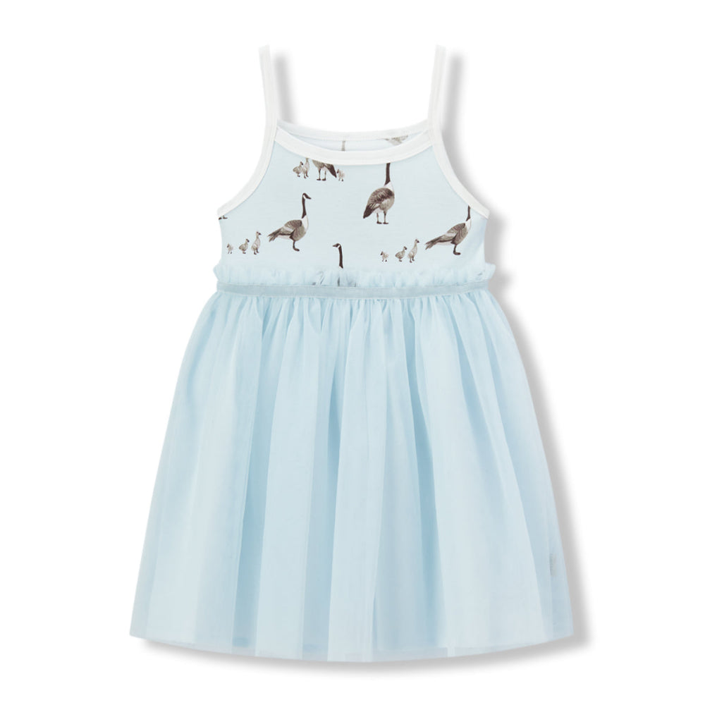 Luxe Stretch Ballet Dress Goose 18-24M