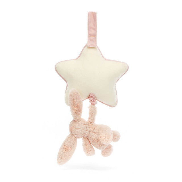Jellycat- Bashful Bunny Musical Pull (Blush)
