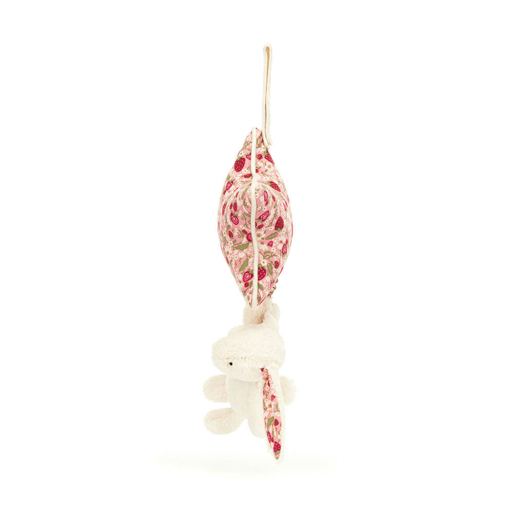 Jellycat- Blossom Cream Bunny 'Berry' Musical Pull